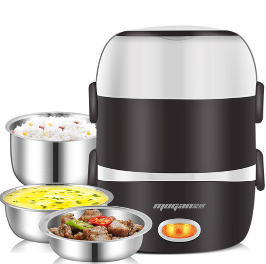 3-Cup Mini Uncooked Rice Cooker with 8 Cooking Functions: Rice, Oats, Mixed Grains and More
