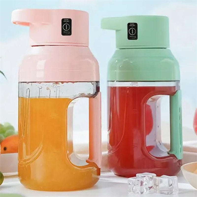 New Portable Electric Juicer Large Capacity 1500ml Juice USB Rechargeable Electric Portable Blender Kitchen Tools