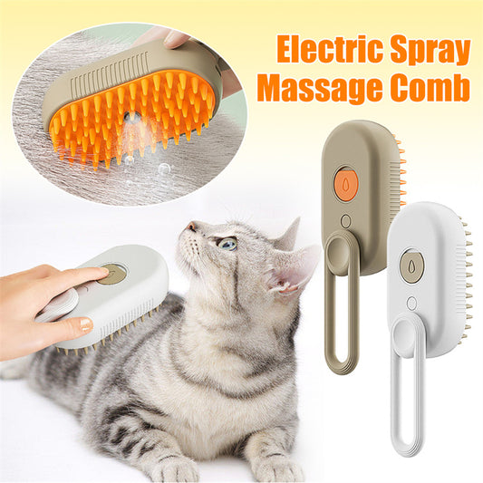 3 in 1 Steam Brush for Dogs and Cats, Electric Spray, Pet Hair Massage Brushes, Grooming Comb, Pet Products Combs