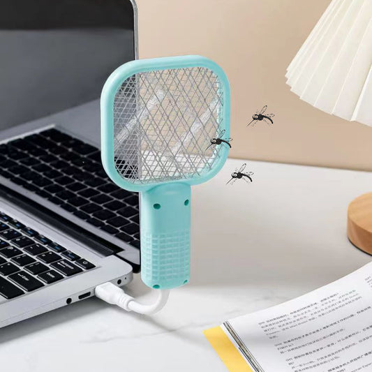 Electric Fly Swatter, 2 in 1 Insect Zapper Racket, Mosquito Killer Lamp for Indoor and Outdoor Use