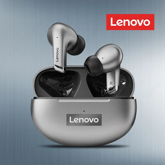 Lenovo Smart True Wireless Earbuds - Smart Switch Fast Pair - Active Noise Cancelling Earphones with Wireless Charging Case - 28 Hrs Playtime Headphones - 6 Built-in Mics - Bluetooth - White