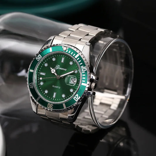 Classic men's watch waterproof luminous stainless steel modern luxury diving watch for men