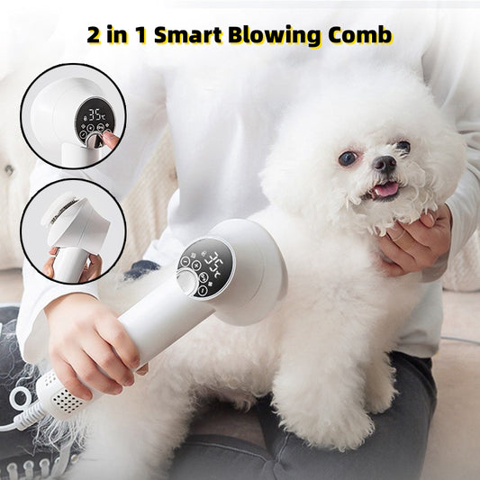 Smart Pet Hair Dryer, Cat Hair Care, Pet Grooming, Silent Blow and Comb, No Harm, Pet Grooming Supplies, Pet Products