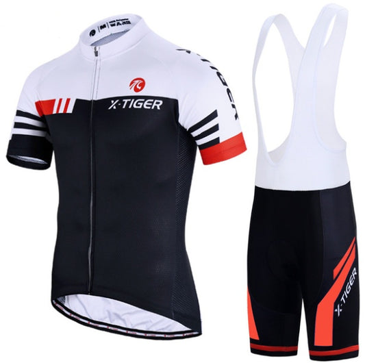 Men's Cycling Jersey Set, Road Cycling Jersey, Zipper Pocket, Short Sleeve, Cycling Kits, 3D Padded Shorts