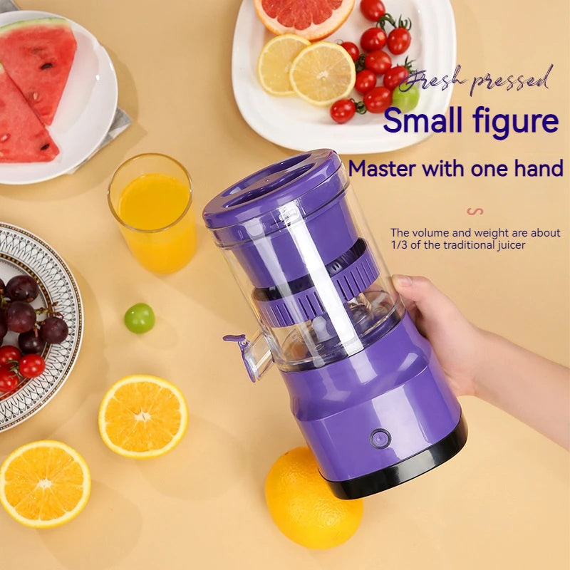 Citrus Juicer Machines Rechargeable - Portable Juicer with USB and Cleaning Brush for Orange, Lemon, Grapefruit